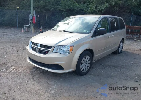 2014 Dodge Grand Caravan Se из США, поврежденный, VIN 2C4RDGBG1ER393325
